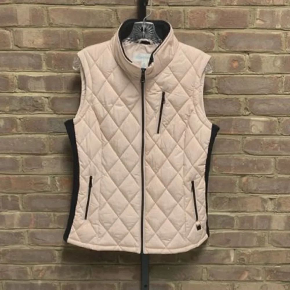 Calvin Klein Blush Puffer Vest Size Medium - Picture 2 of 7